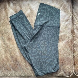 Lululemon Align Dark Army Green Camo Leggings